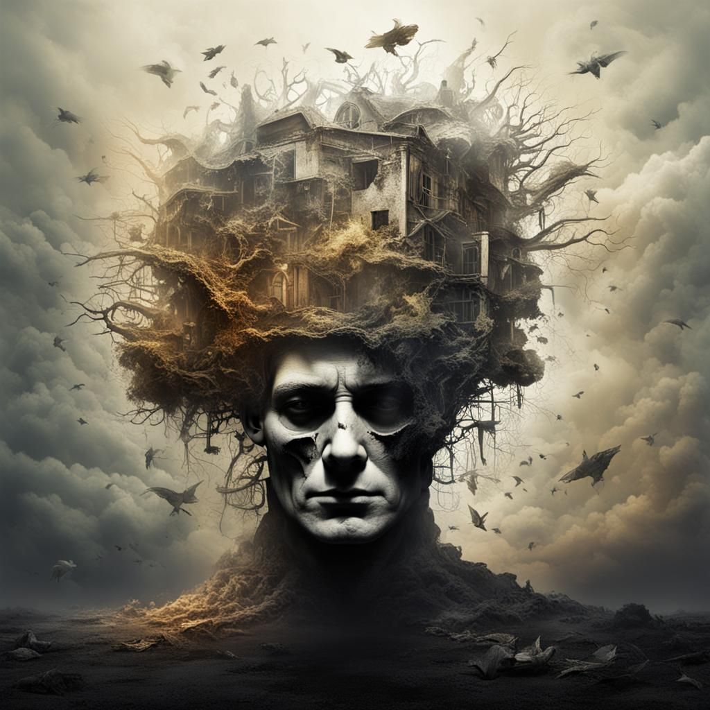 Realistic Dream of Complete Nothingness with Unnatural Color...