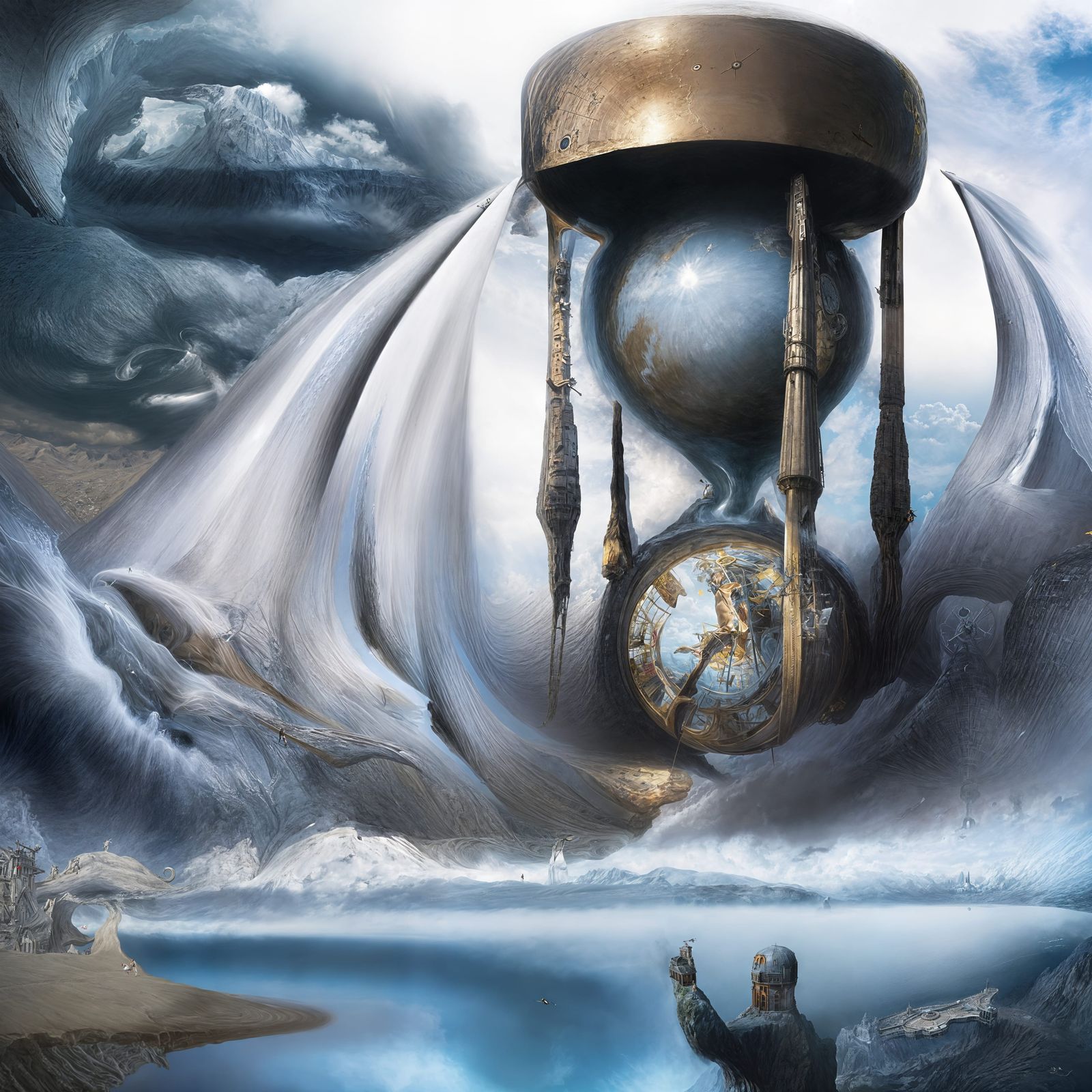 Surrealist Matte Painting: The Movement of Time
