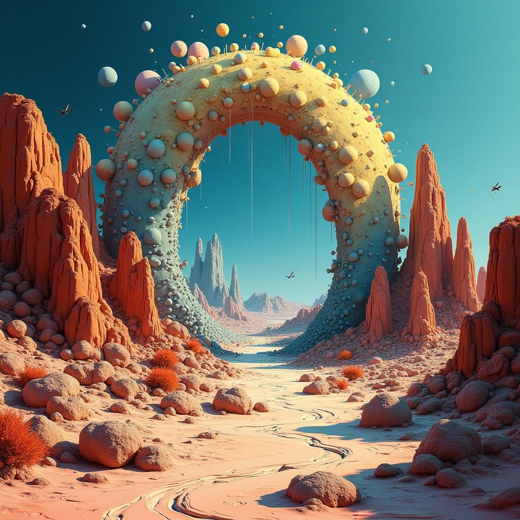 Distorted World: Algorithmic Abstraction Meets Surreal Sci-F...