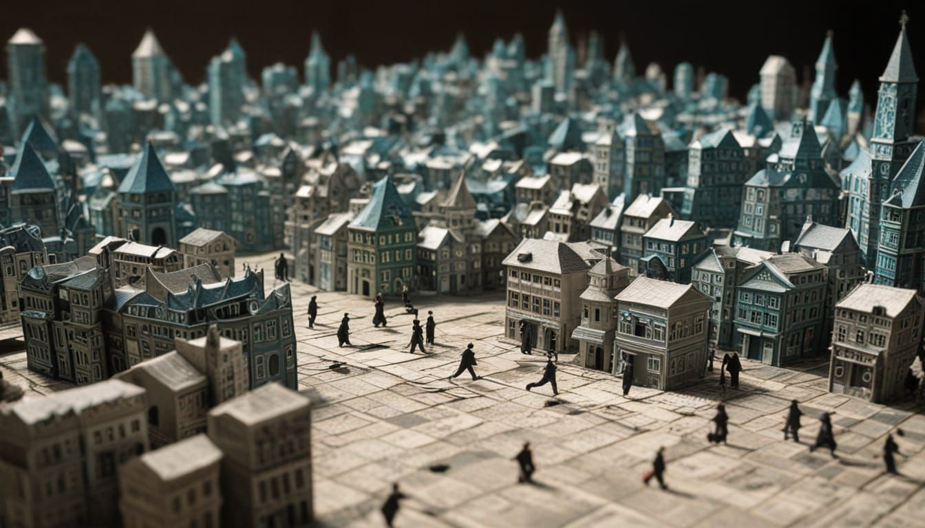 Origami Metropolis of Thieves and Vardists