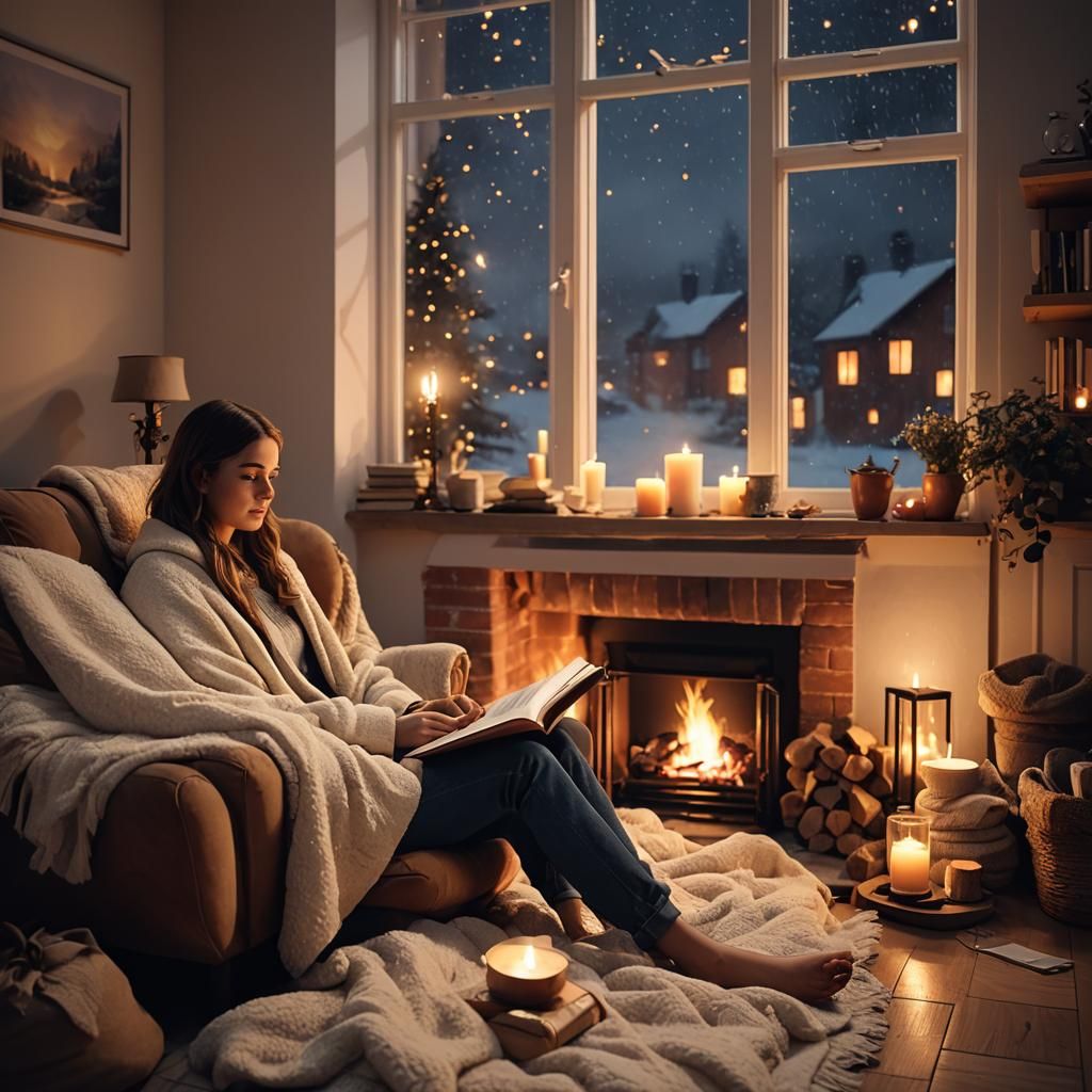 Cozy Evening Scene in Unreal Engine 5 Style