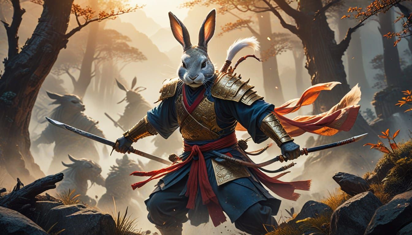 wuxia bunny goes to war