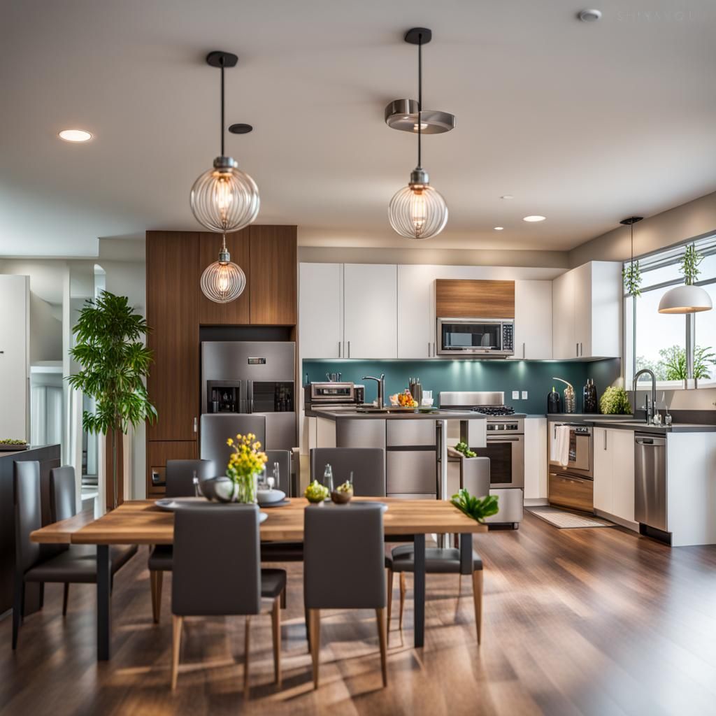 Cozy Kitchen and Living Room: Professional Photography