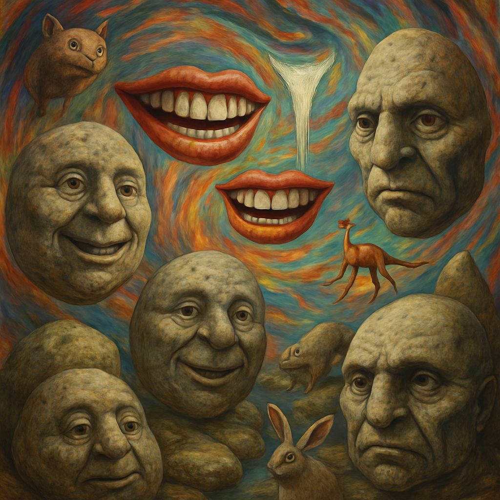 Surreal Vortex of Whimsical Creatures