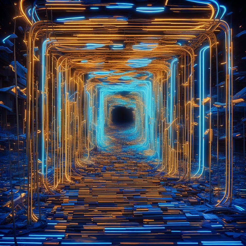 Retro-Futuristic Neon Dreamscape