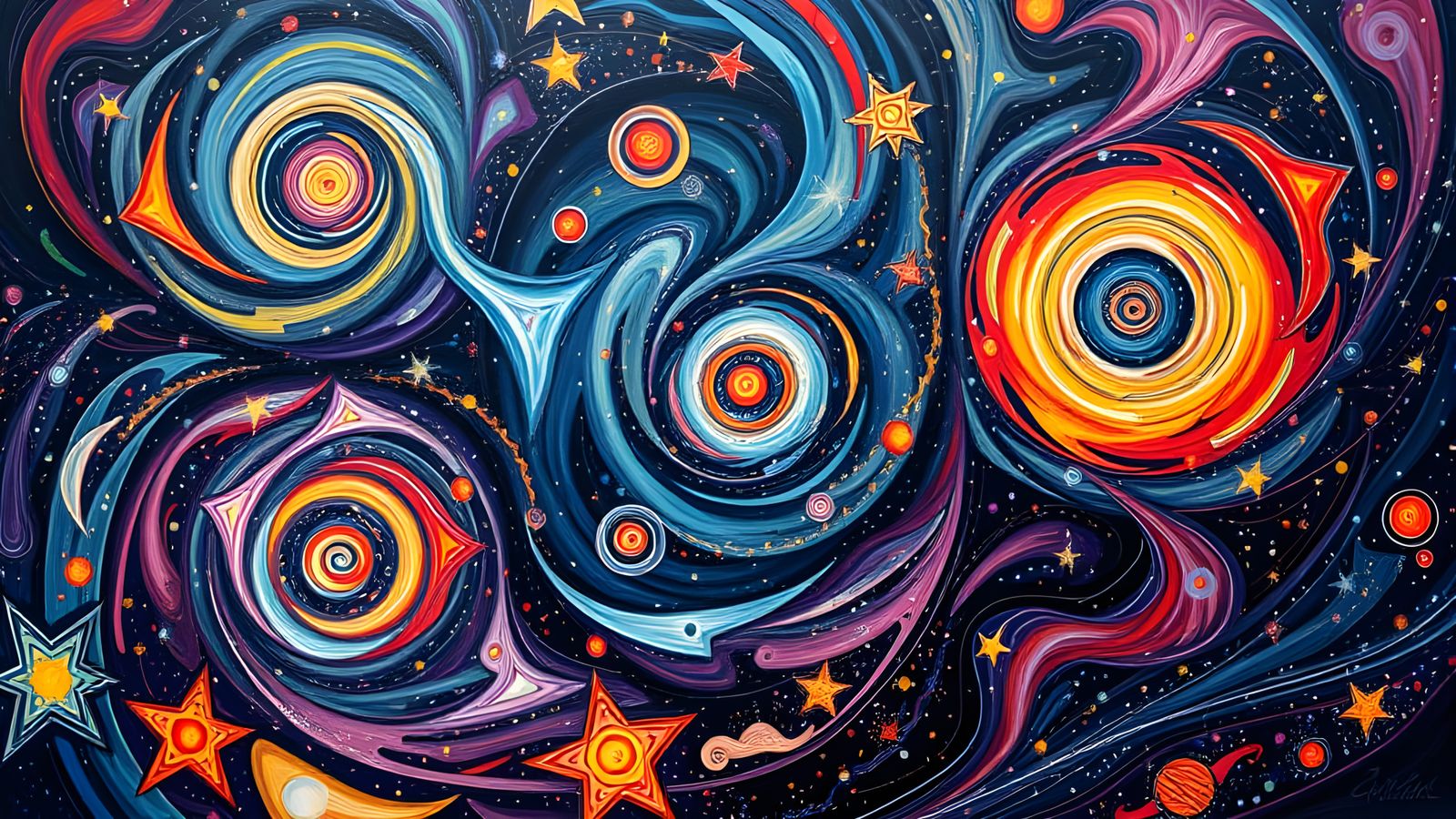 Psychedelic Maelstroms: Abstract Oil Painting in Aboriginal ...