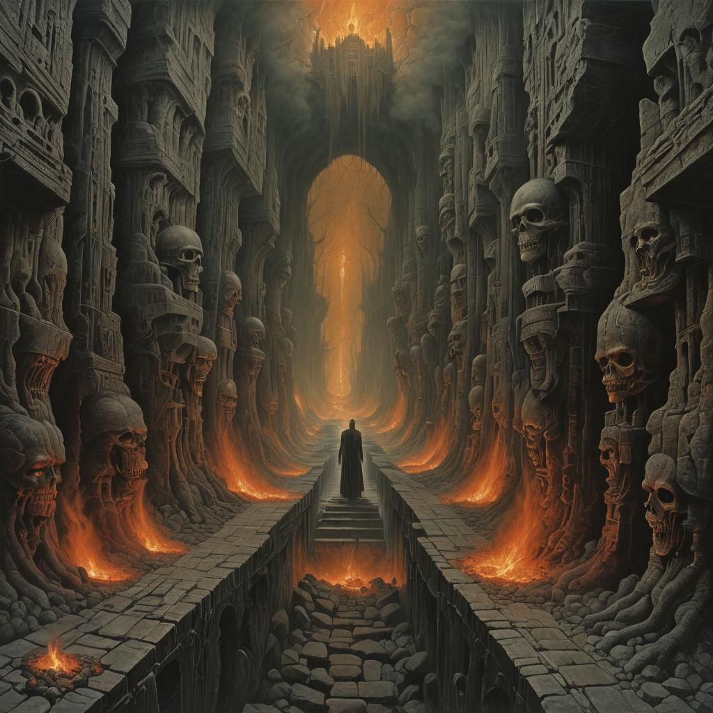 Souls Navigate a Labyrinthine Underworld in Dark Fantasy Sty...