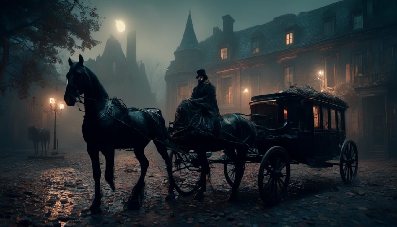 Night Hearse: Dark Fantasy Concept Art