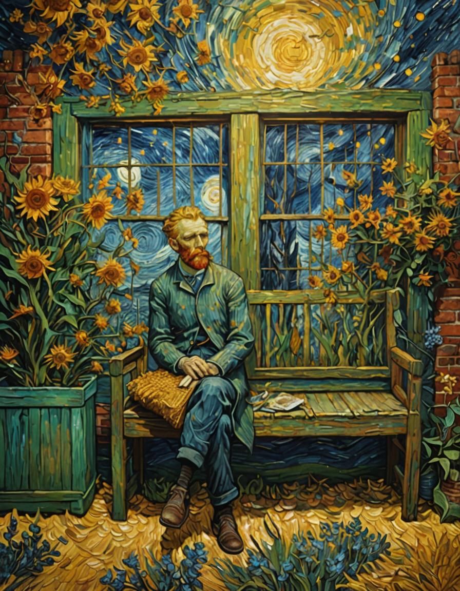 Van Gogh Style Oil Painting in 8K