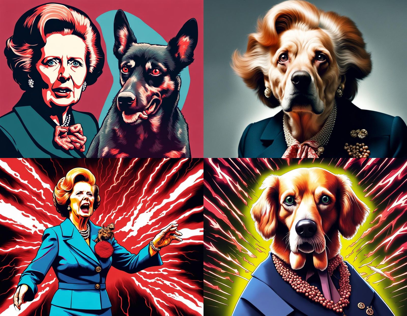 Disturbing Image: Thatcher Electrocutes Mutated Dog