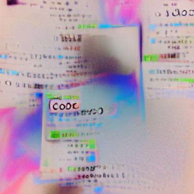 AI Generated Image Based on the Word Code