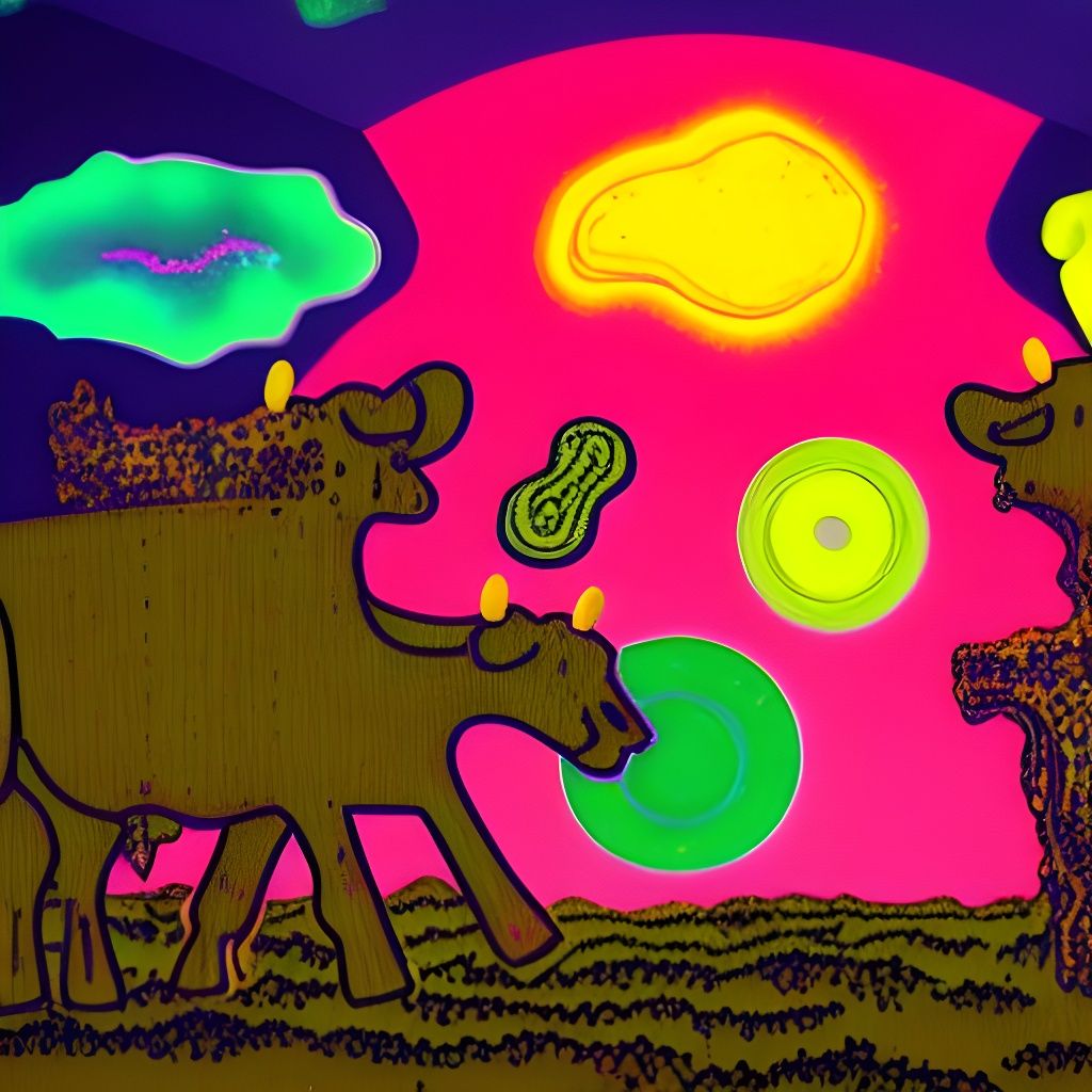 Cows Eating Glass: Psychedelic Sci-Fi Claymation