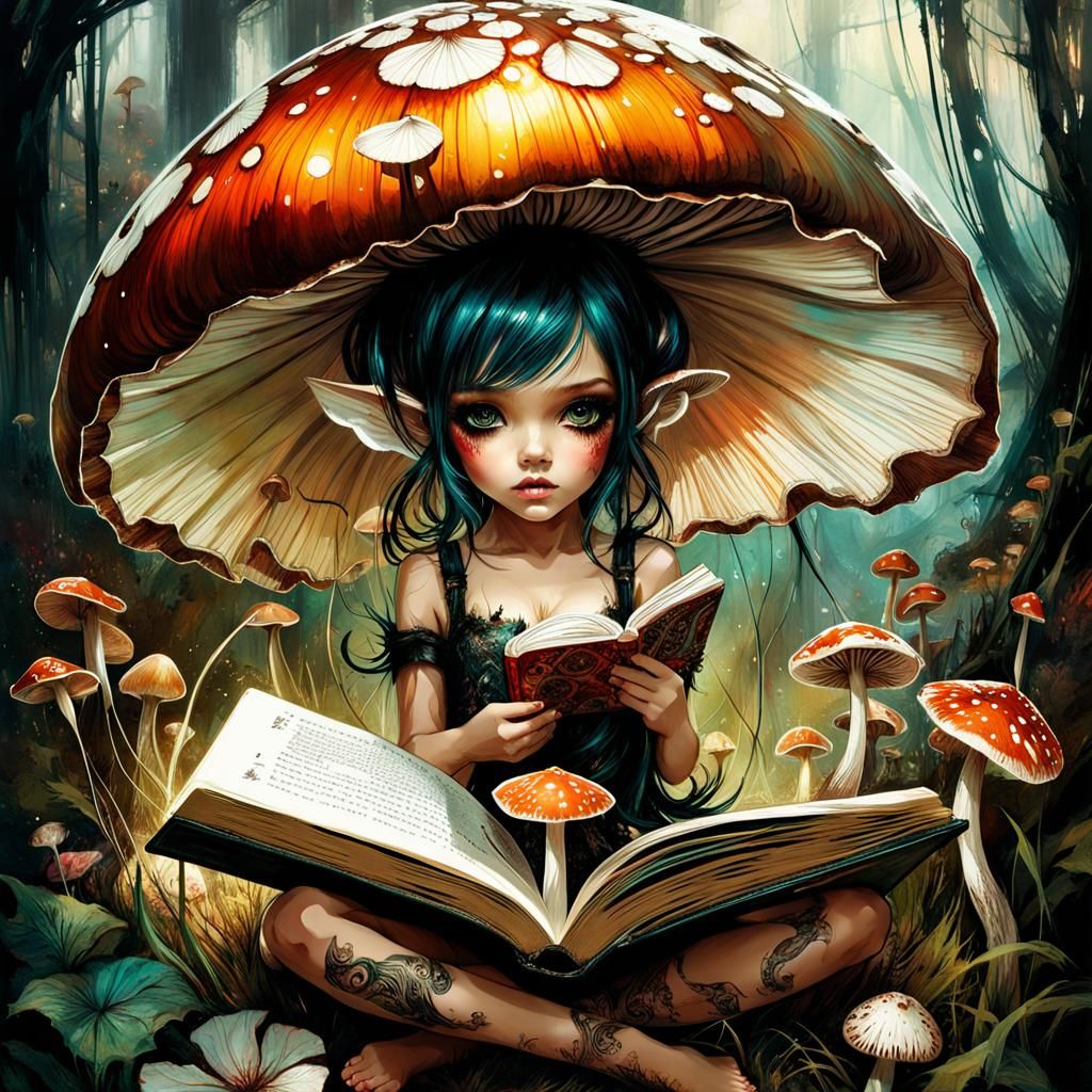 A Pixie and Her Books