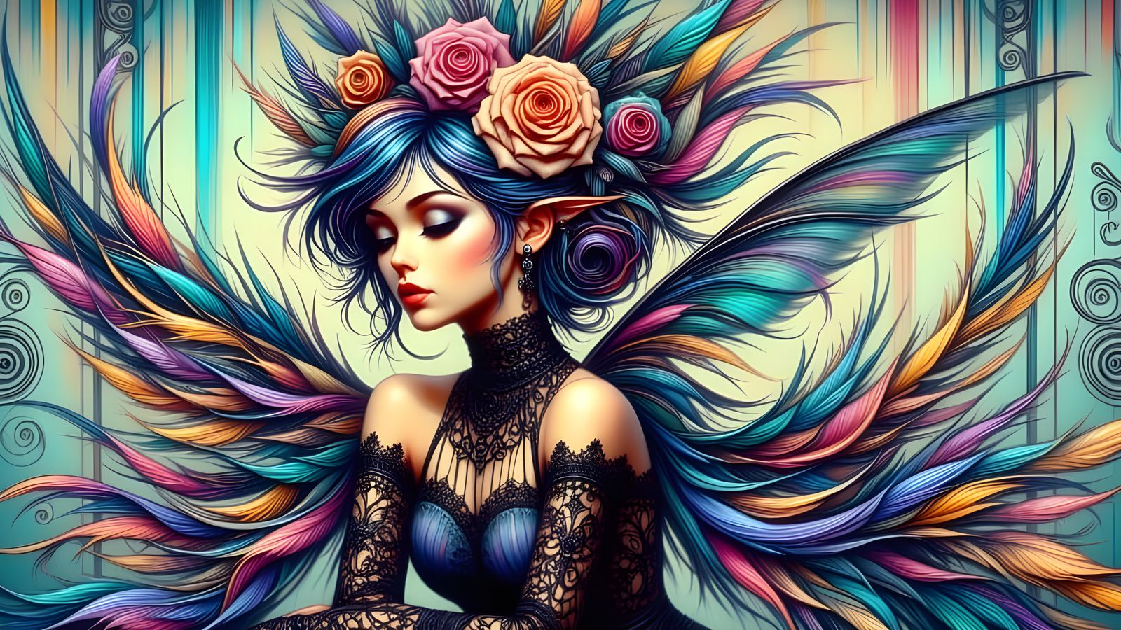 Bohemian Whimsy Romantic Goth