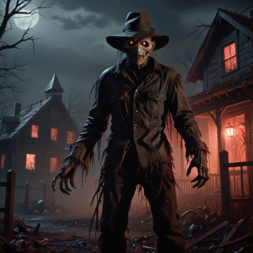 Terrifying Undead Horde Approaches Children's House in Gothi...