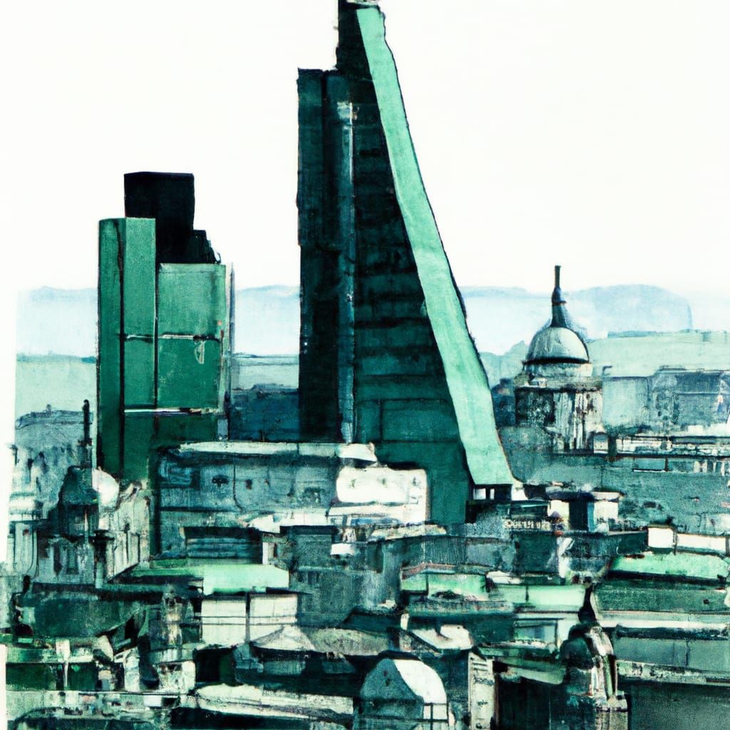 Post-Nuclear London Ruins: Sinister Aftermath