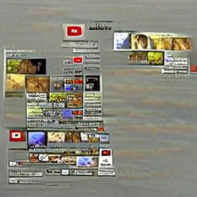 YouTube Interface in 2006, High-Resolution Digital Art
