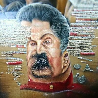 Realistic Portrait of Joseph Stalin