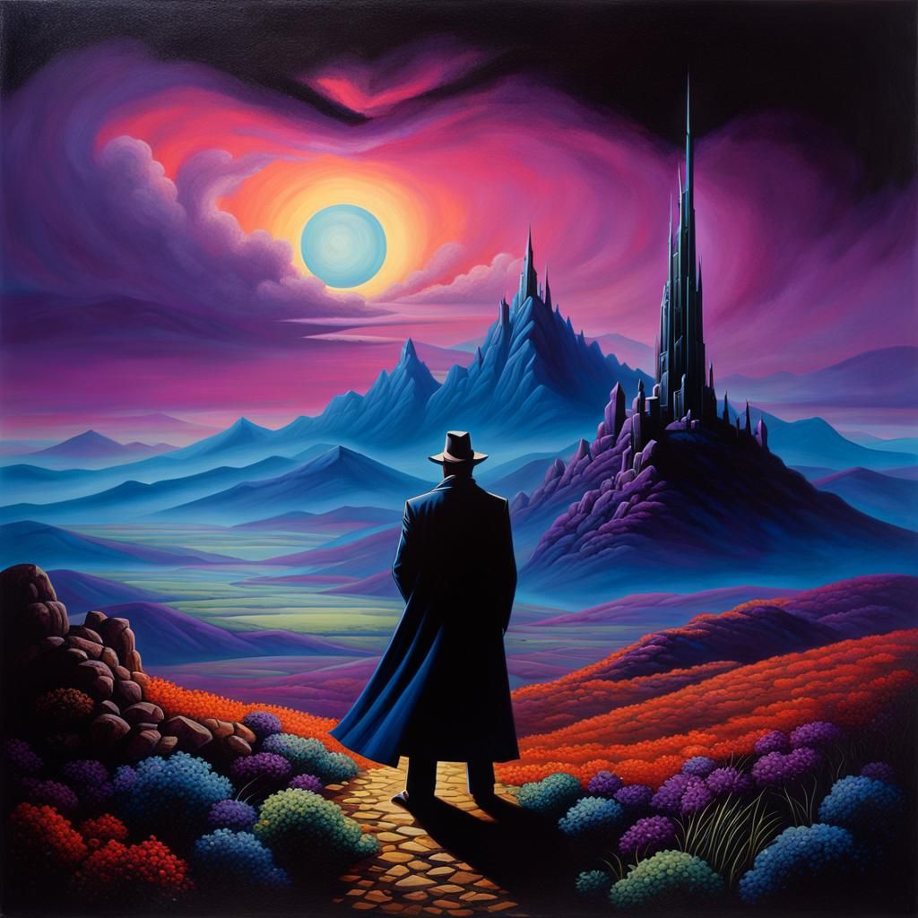 Walter padick ,the dark tower
Surrealism, medium shot, stand...