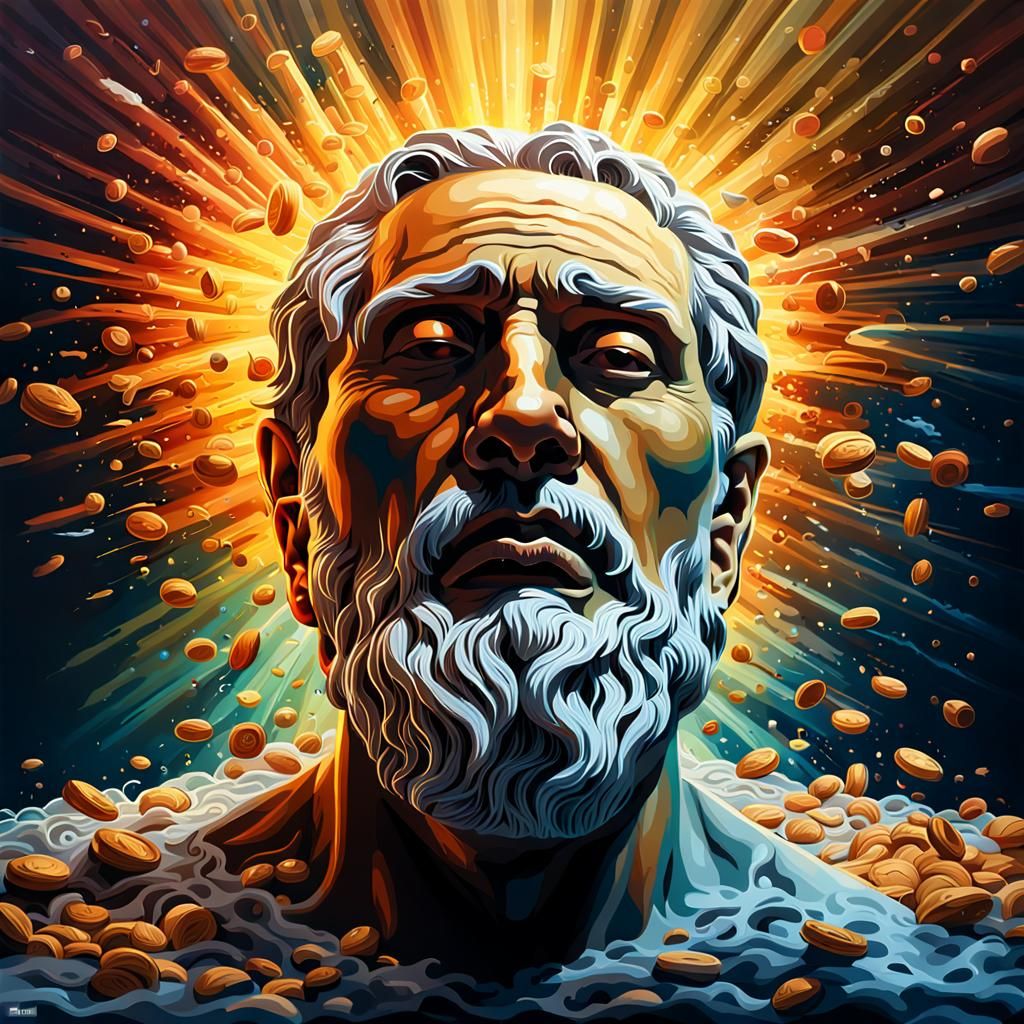 Hyperrealistic Soul in Repose with Dramatic Lighting