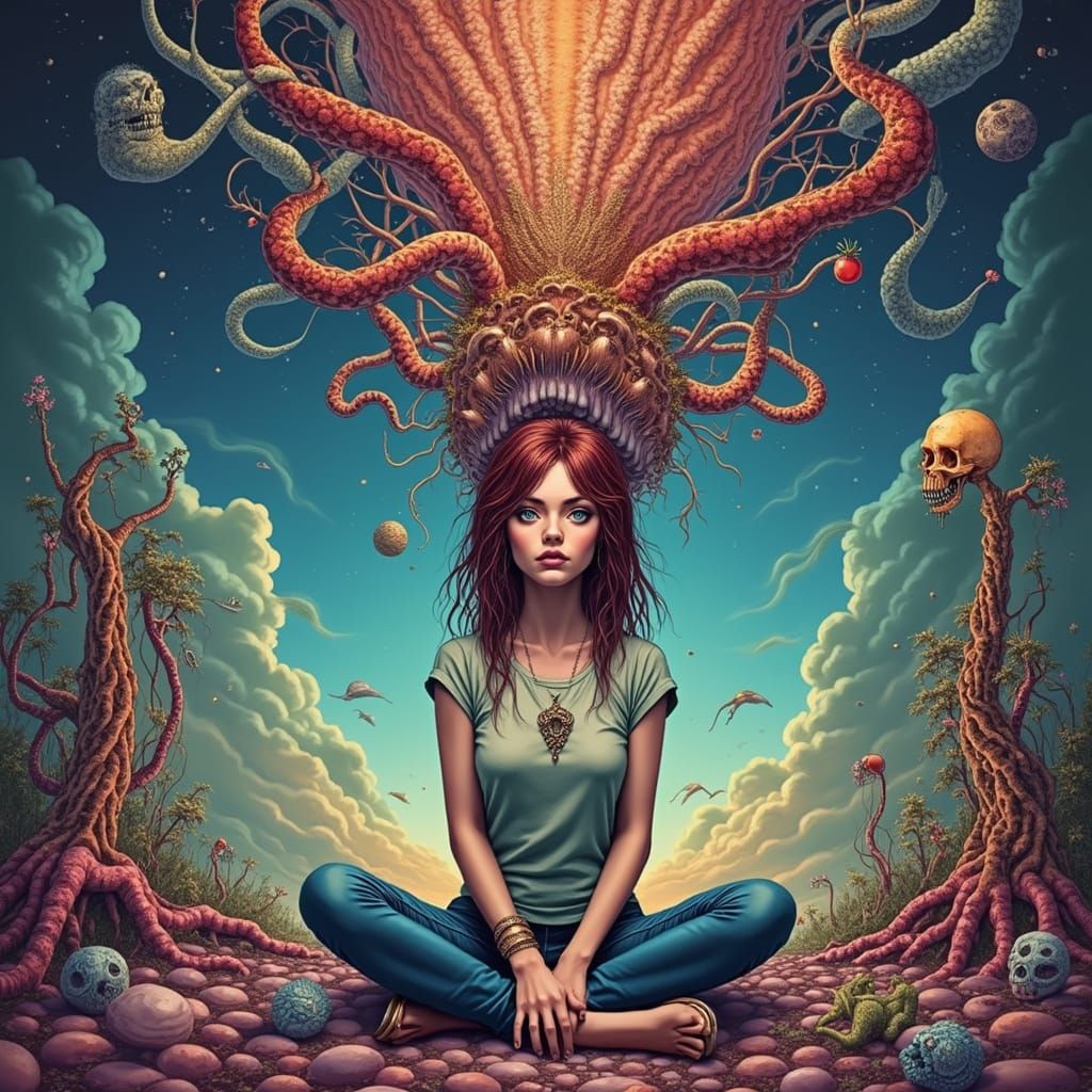 Ethereal Surrealism in a Dreamlike Realm