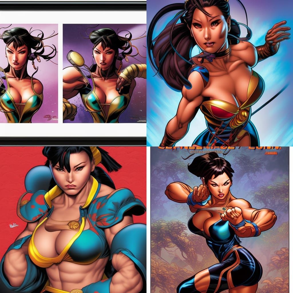 Chun Li Comic Book Art: Mark Brooks & Dan Mumford