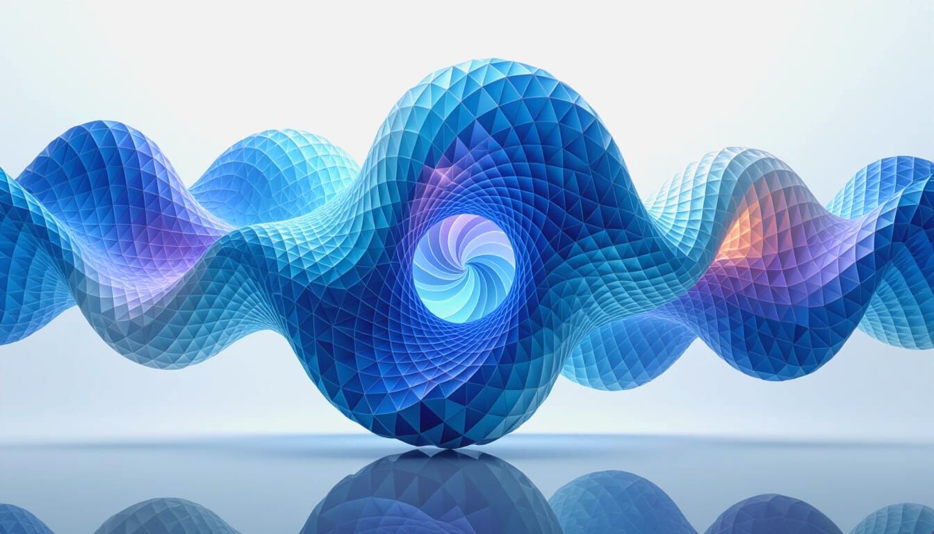 Quantum Sculptures Shimmering with Shifting Forms