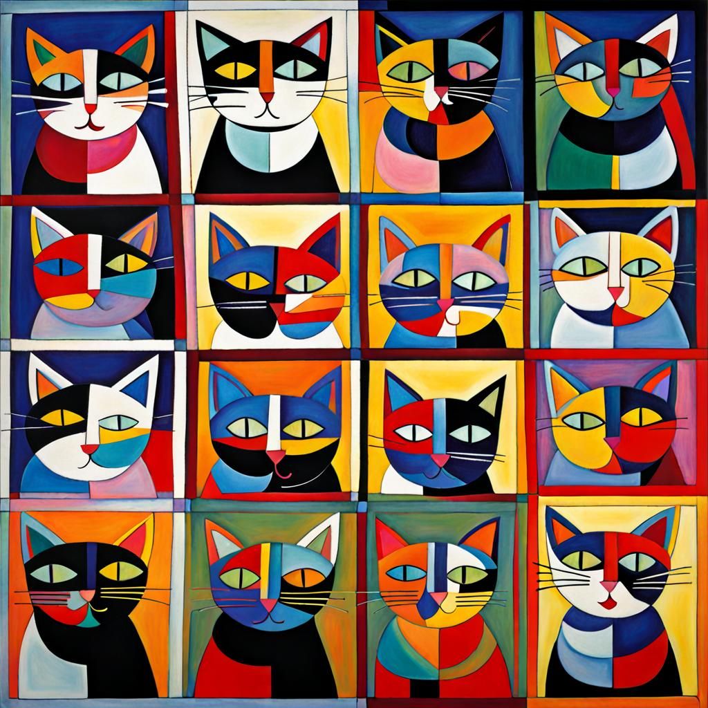 Cats - by Kadinsky