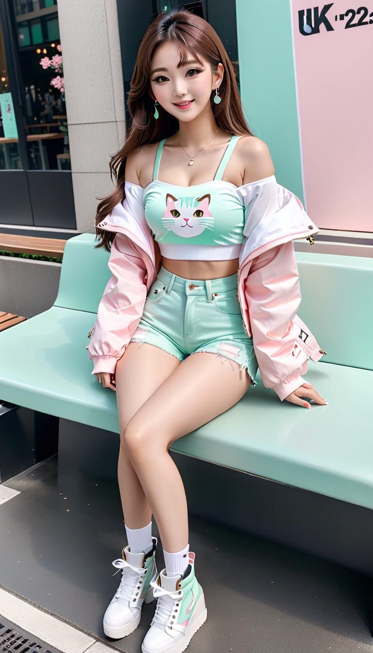 K-Pop Y2K Fashion in Shibuya