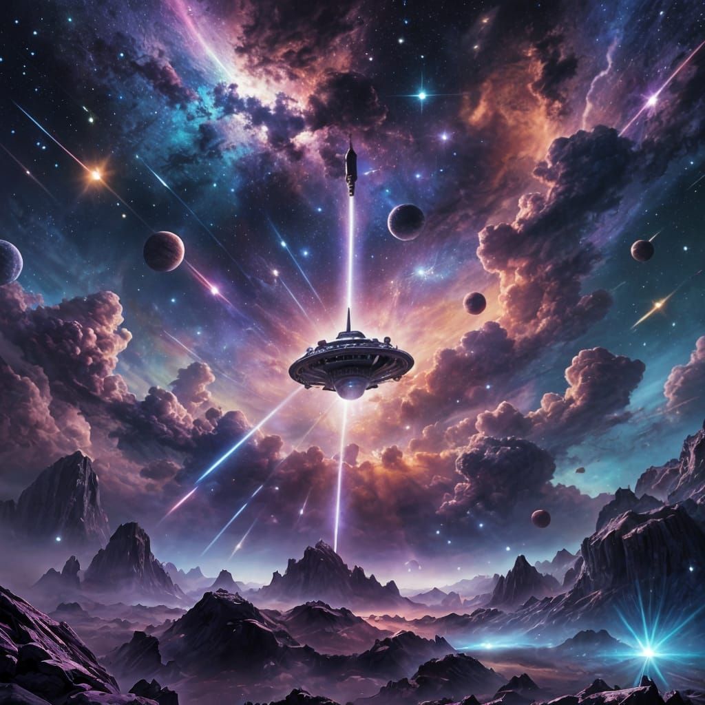 AI Generated Image of Outer Space