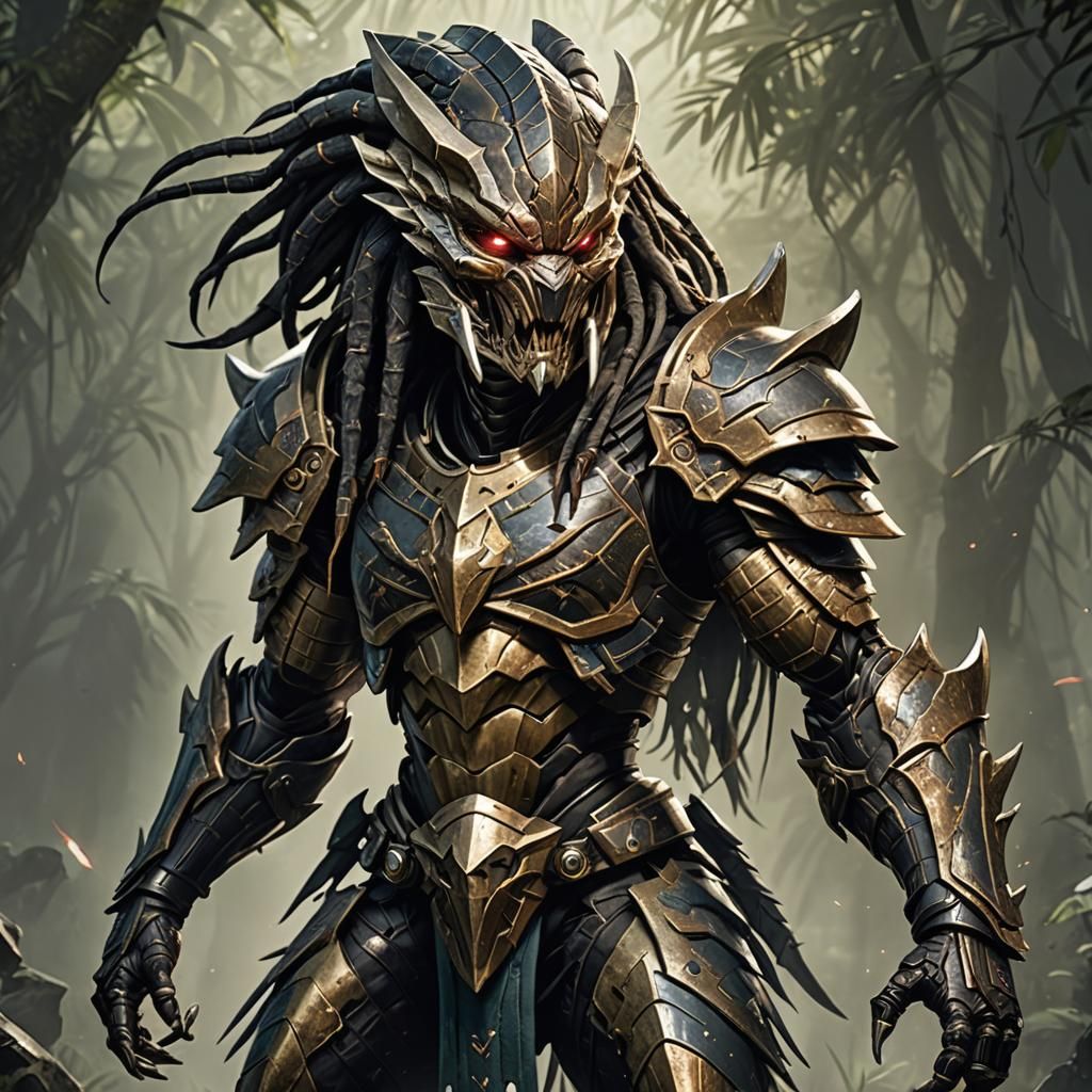 Armored Predator Boss Creature Card