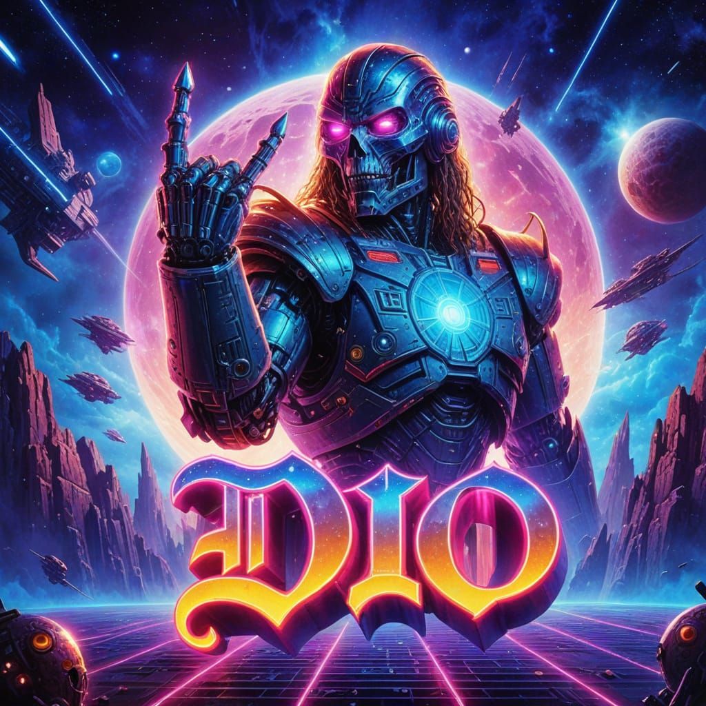 Cyberpunk 'DIO' with Ronnie James Dio Robot