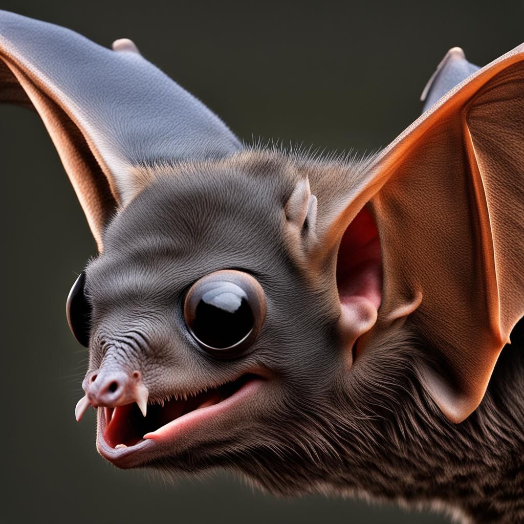 Hyperrealistic Bat Echolocation With Intricate Detail