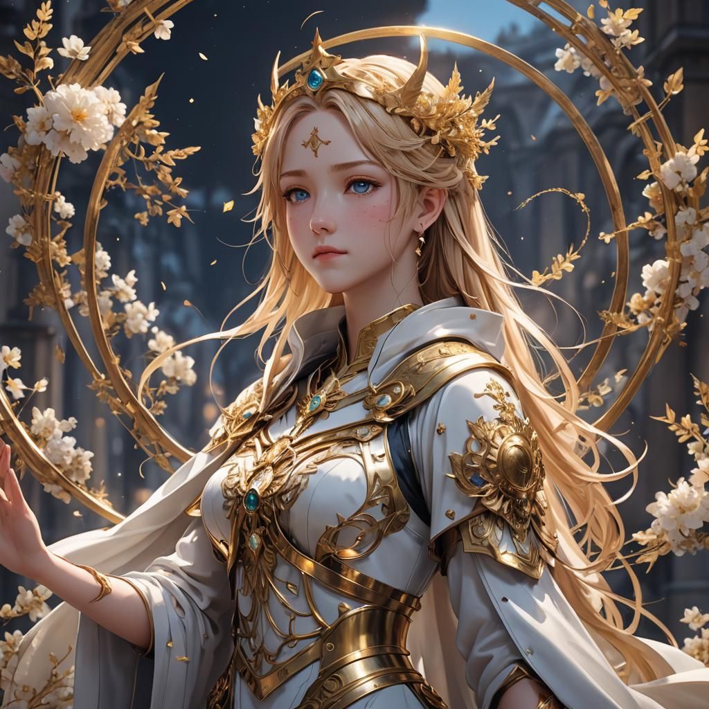 Detailed 3D Anime Art of Virgo