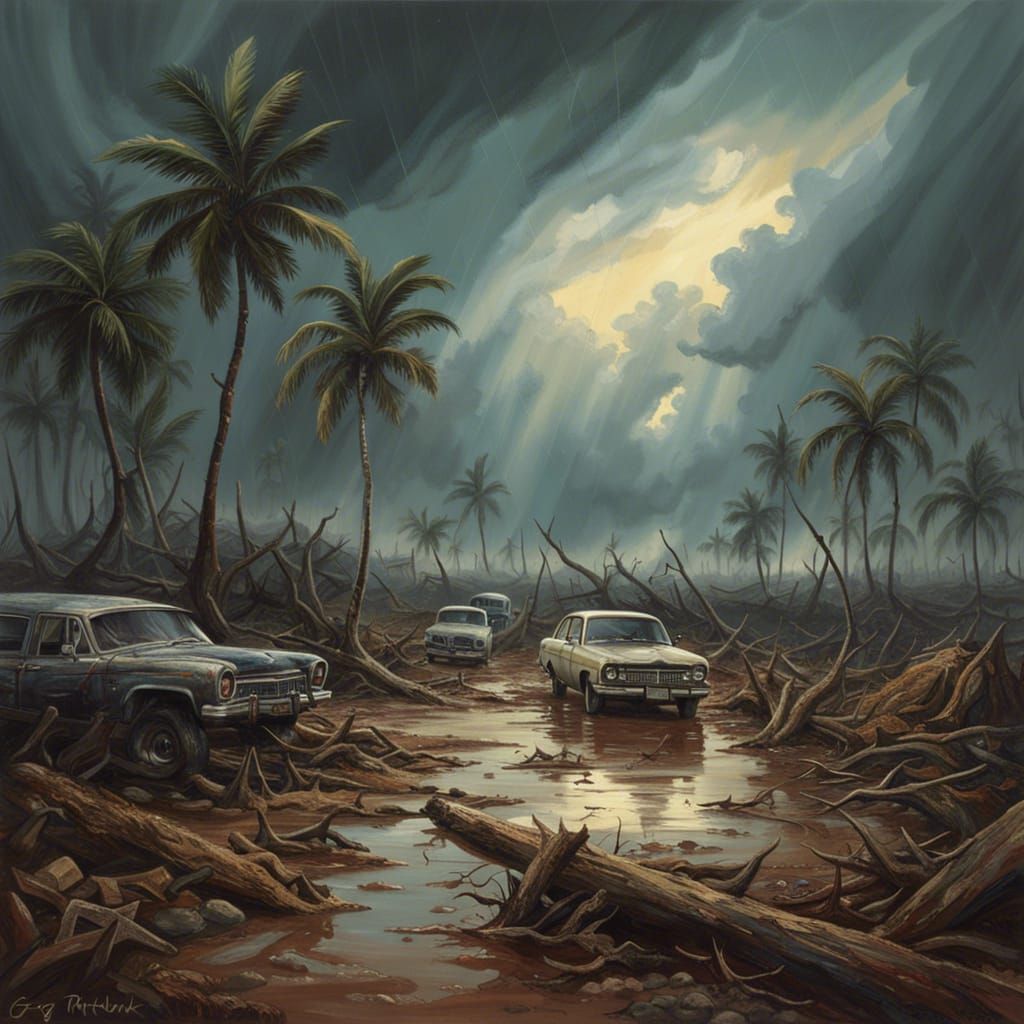 Sinister Cyclone Tracy Devastation in Darwin