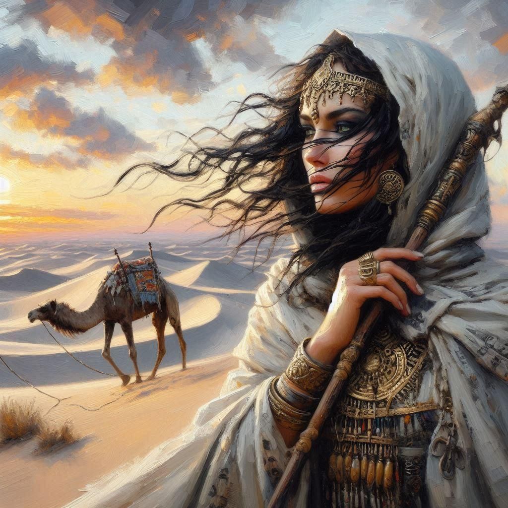 Portrait of a Berber Woman Named Aicha