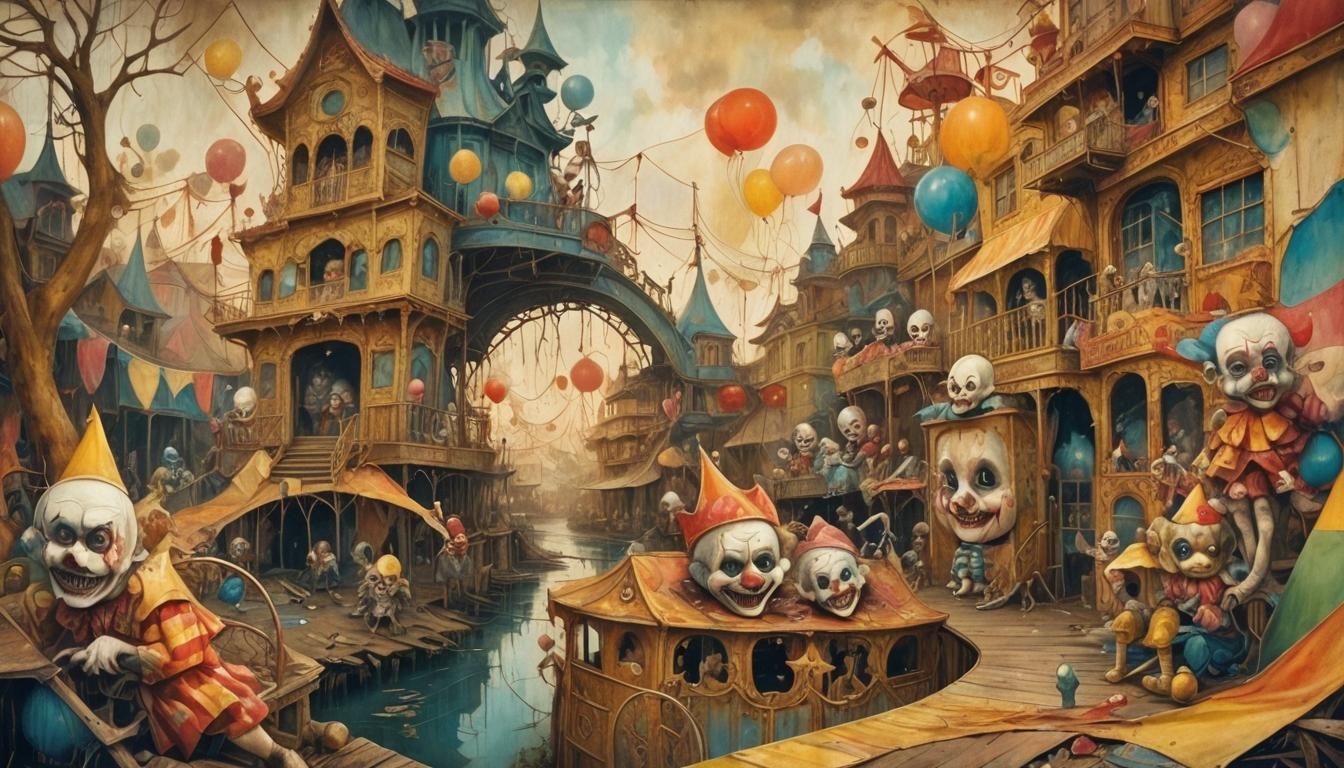 Sinister Phantoms Haunt Abandoned Carnival