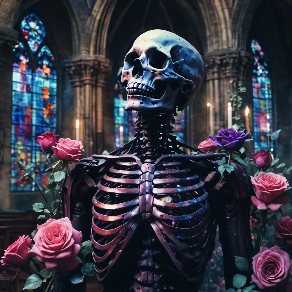 Violet Skeleton