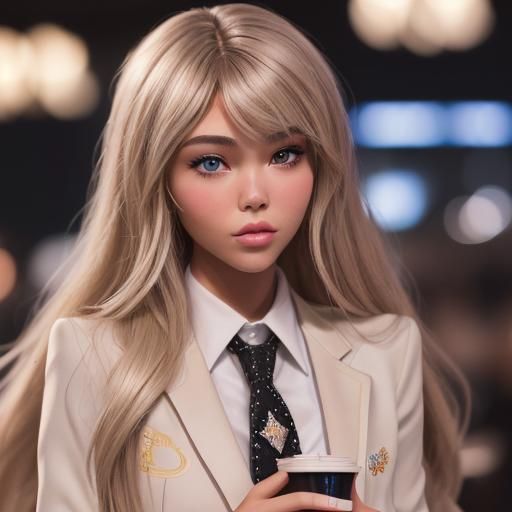 Woman in Suit at Awards Show Photo