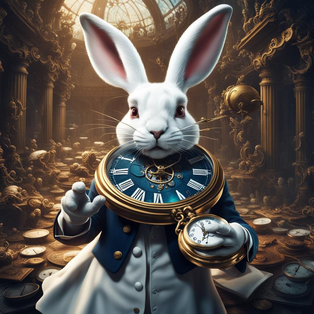White Rabbit's Temporal Adventures: Fantasy Concept Art