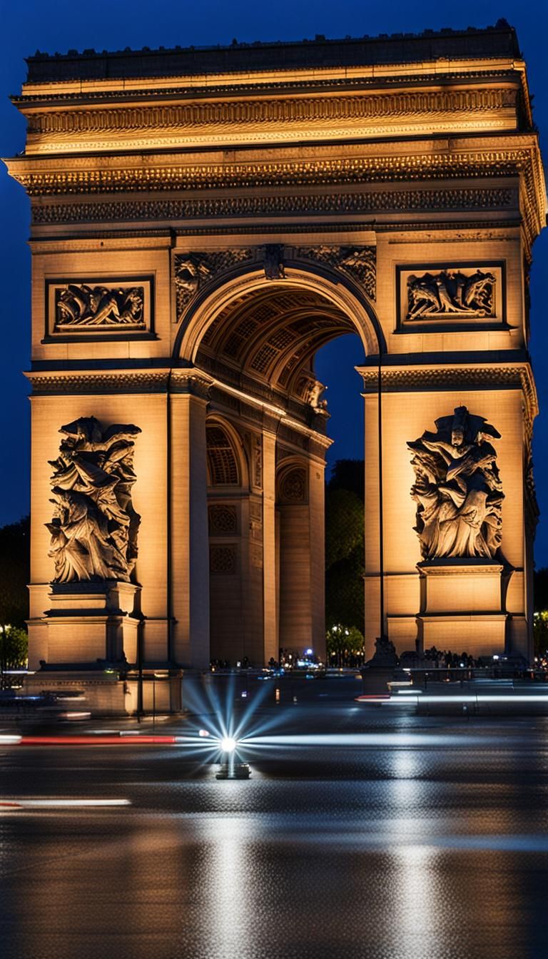 The Arc de Triomphe