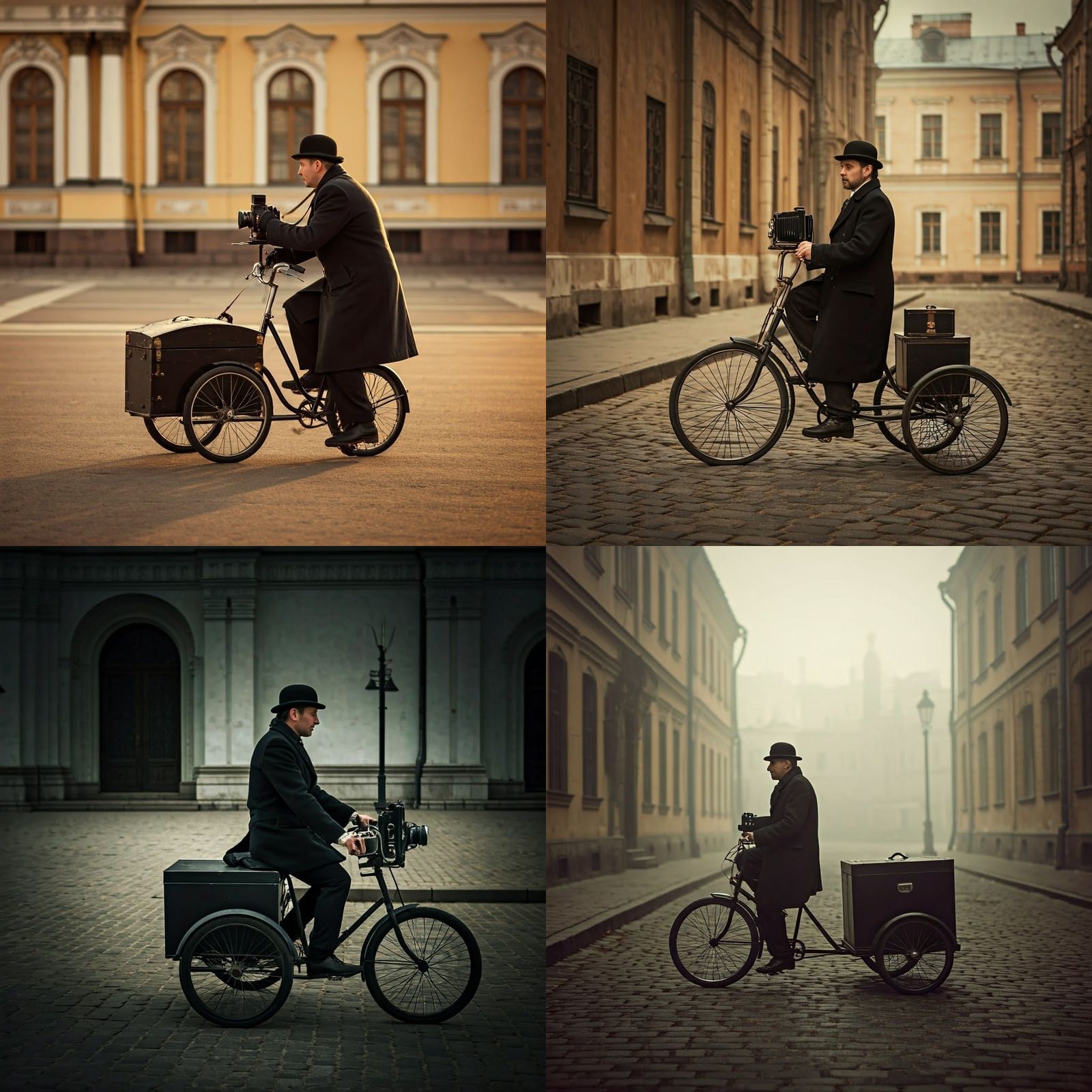 Cinematic Street Photographer in 18th Century Russia