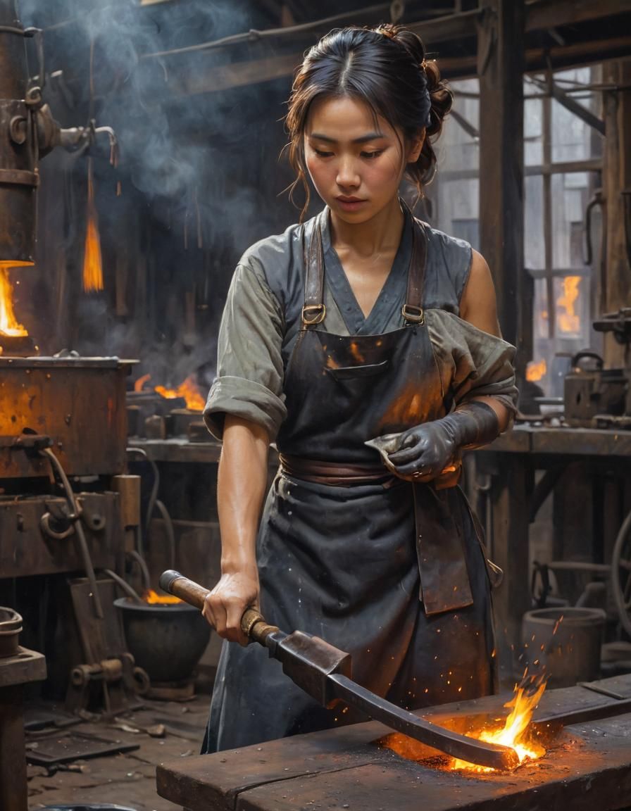 "Lady Blacksmith" Magazine
