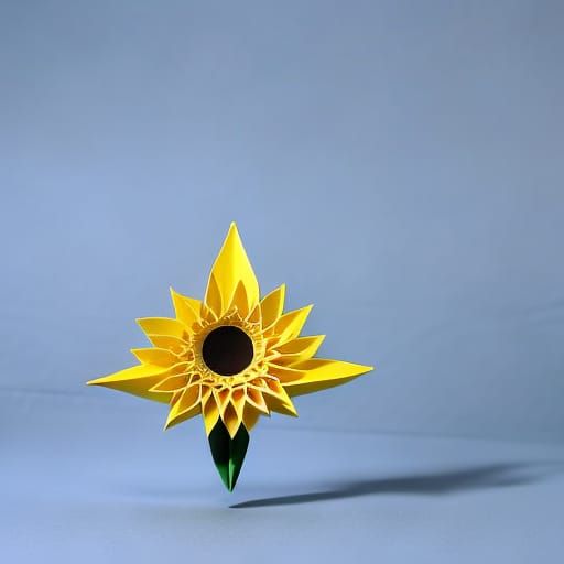 Origami Sunflower
