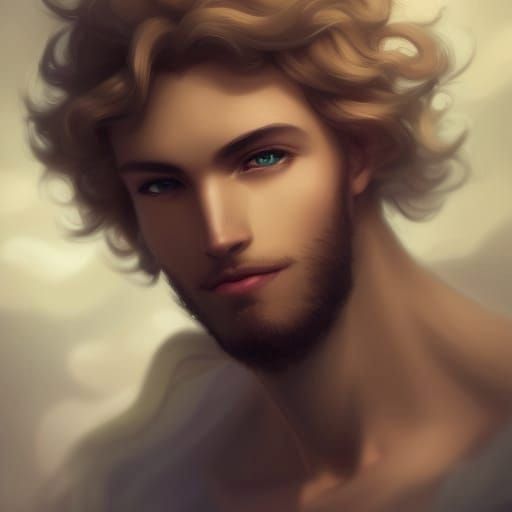 Shimmering Emerald Iris With Jade and Emerald Tones