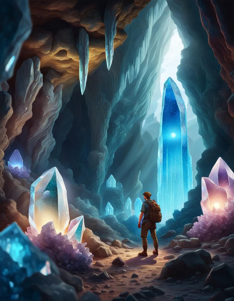 Explorer Finds Magical Crystal Cave