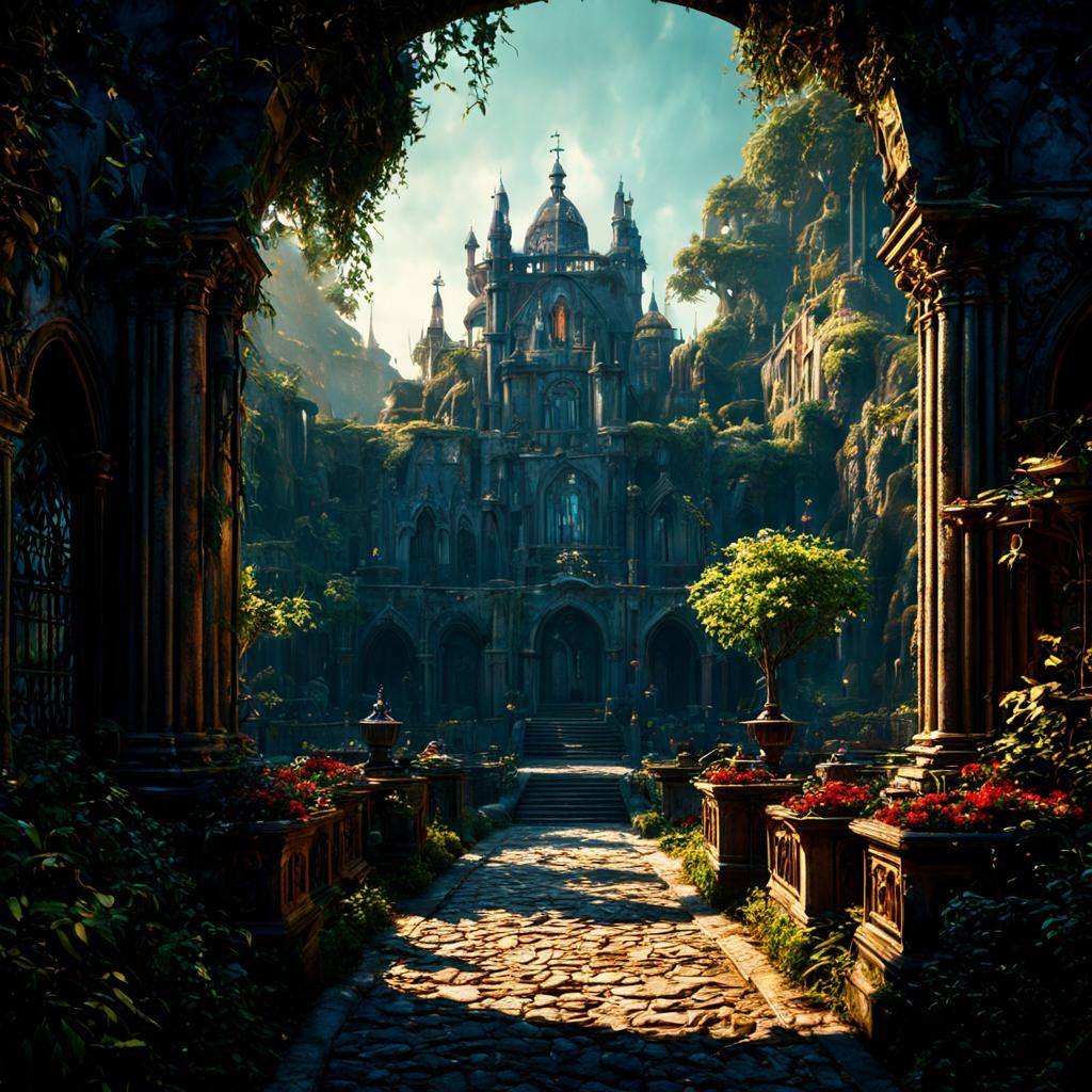 Detailed Matte Painting of Lucrezia Borgia