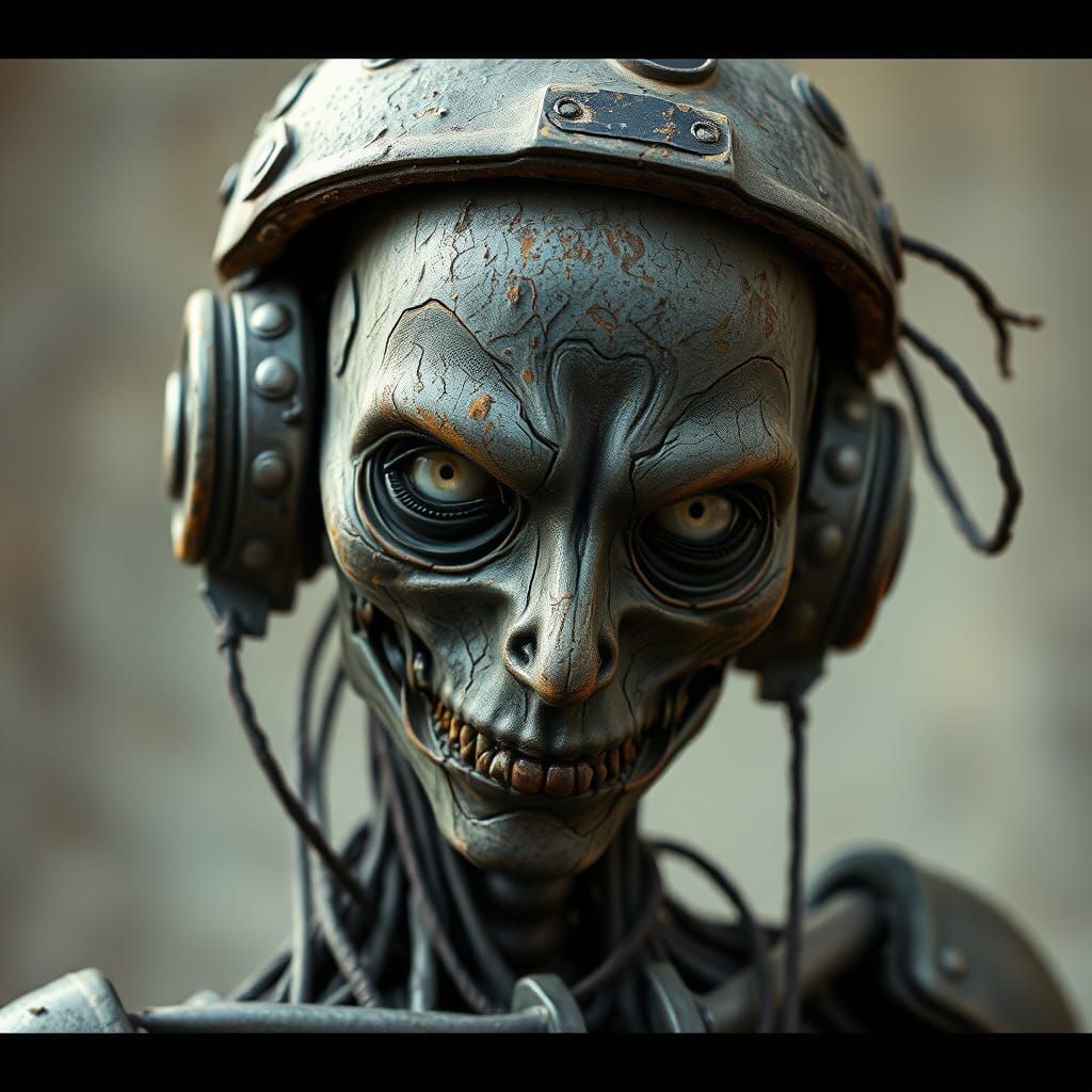 Cyborg Goddess Unveils Her Fierce Persona in a Cyberpunk Aes...