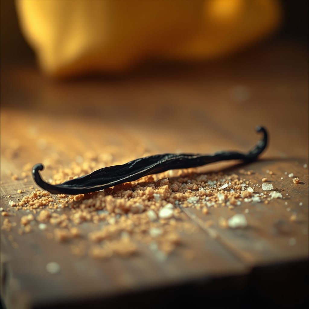 Mexican Vanilla Bean in Warm, Golden Light