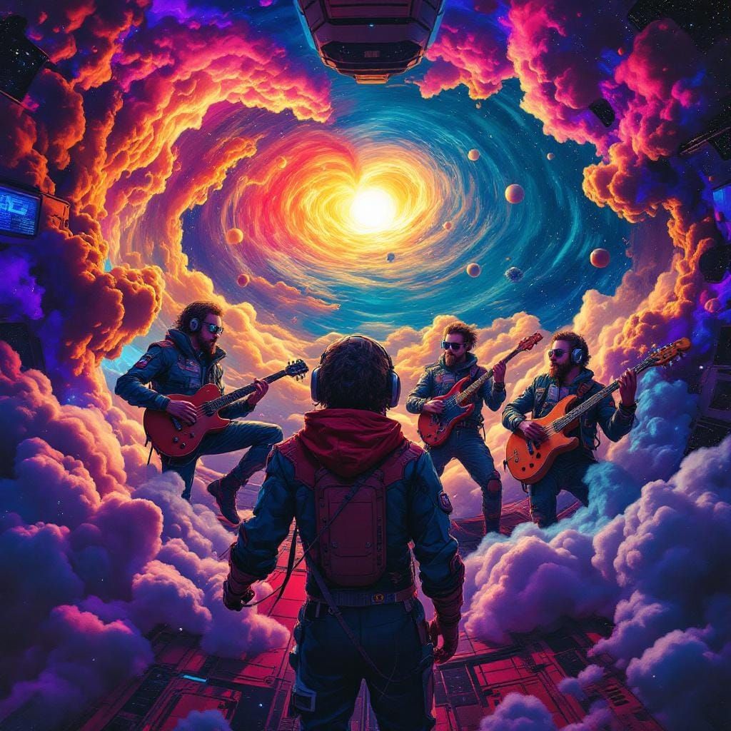 Band Rocks Space: A Sci-Fi Music Performance